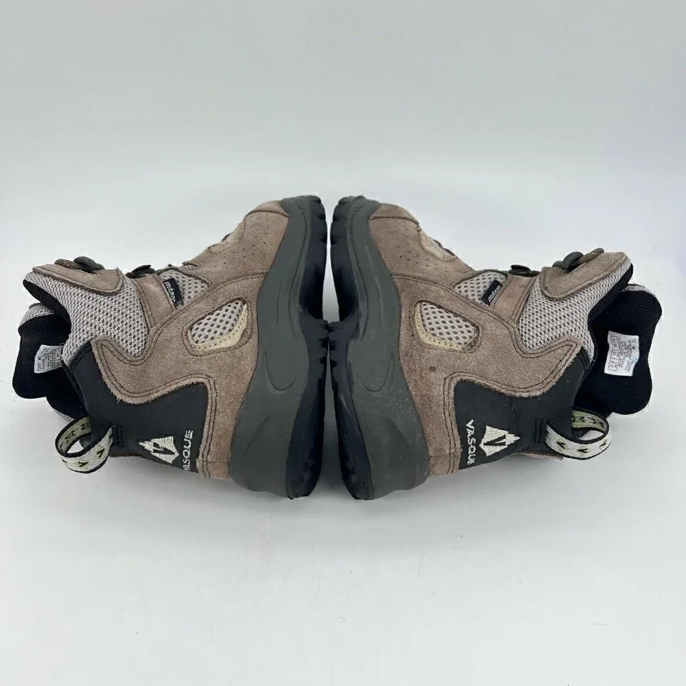 Vasque Breeze Gray Tan Youth Waterproof Suede Hiking Boots Trail 7201 Size 3